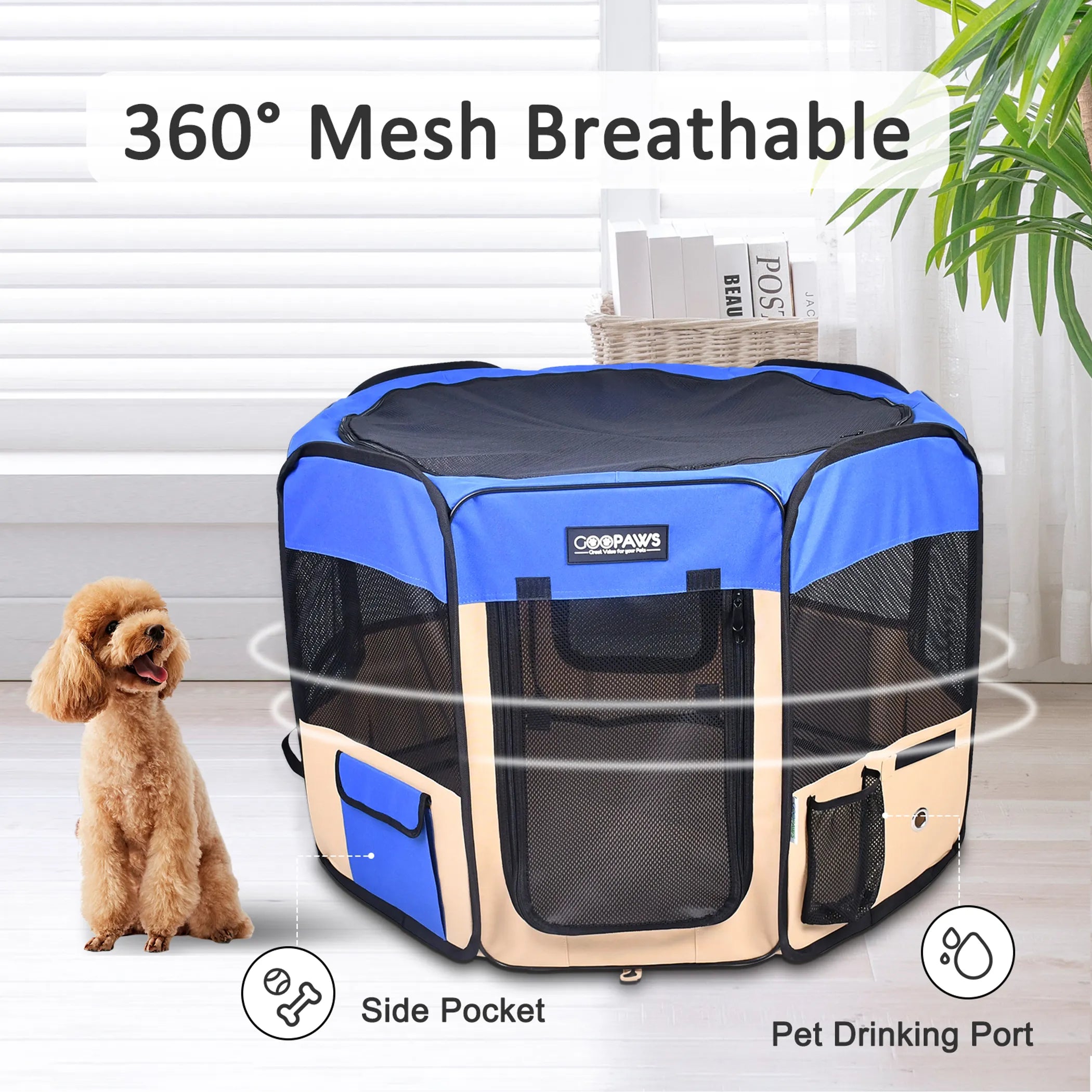 JESPET Pet Dog Playpens 36